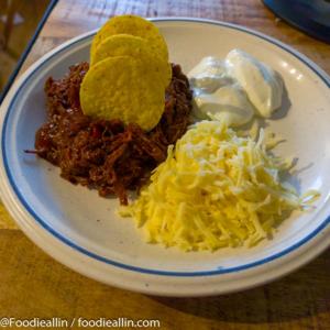 Chili made with Irish chuck