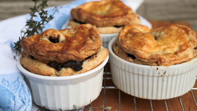 Beef & Guinness Pies